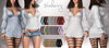 Blueberry bette shirt dress