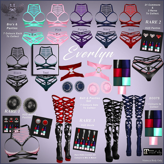 [The Forge] Everlyn, Bra, Teal