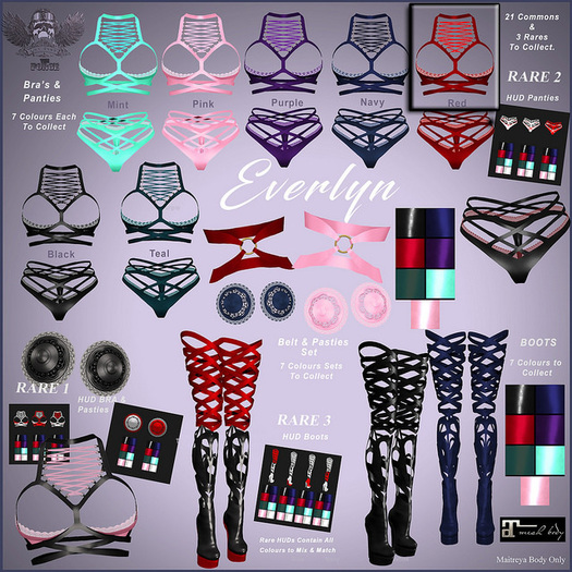 [The Forge] Everlyn, Bra, Red