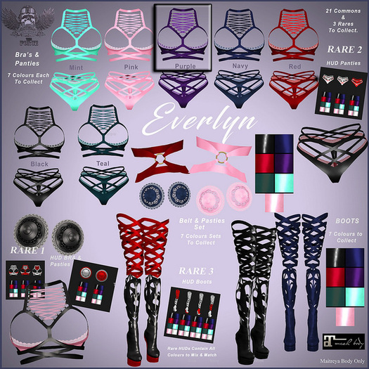 [The Forge] Everlyn, Bra, Purple