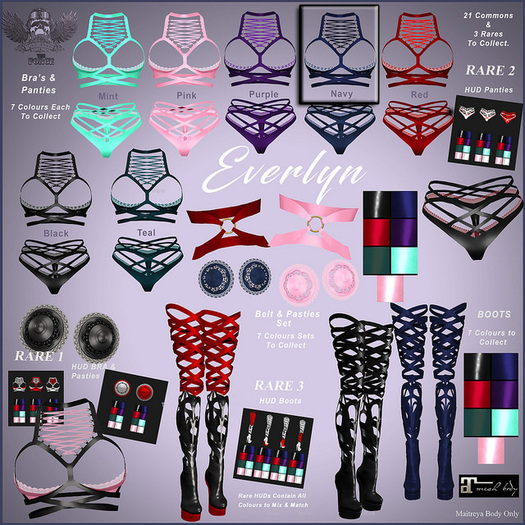 [The Forge] Everlyn, Bra, Navy