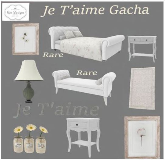Bee Designs Je T aime Gacha Lamp