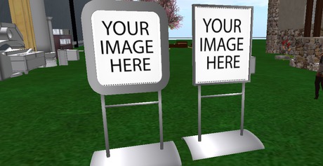 Merchant Signs Second Life Marketplace - Tall Merchant Signs byGabe