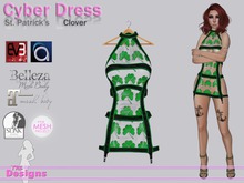Cyber Dress St Patrick's Clover