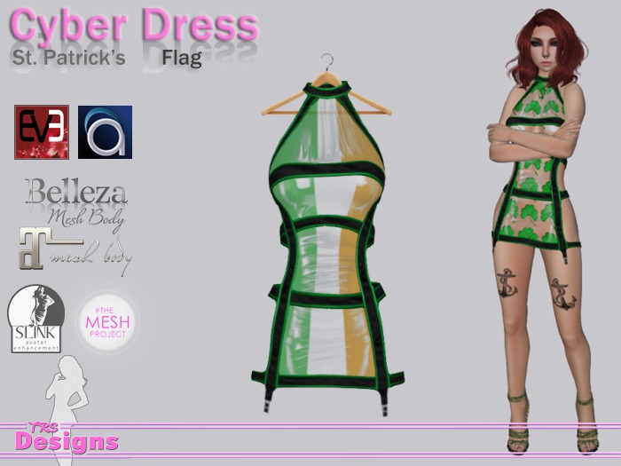Cyber Dress St Patrick's Flag