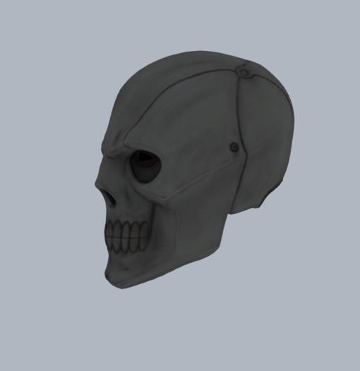 Mesh Black Skull Mask