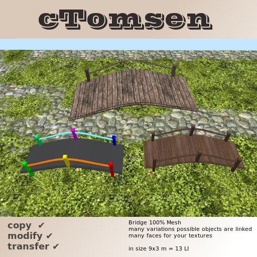 bridge full perm, 100% mesh