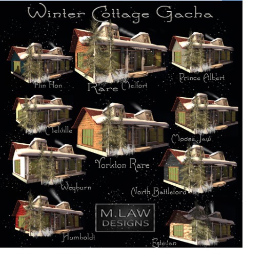 .:M.LAW:. WINTER COTTAGE GACHA - Weyburn
