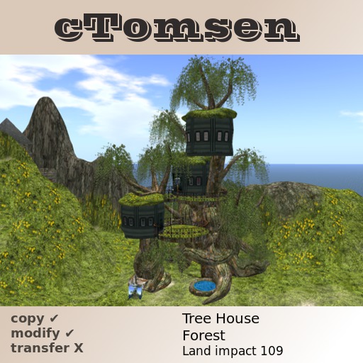 Forest Tree HouseN, 109 Prims, about 32x32 m