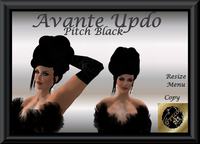 D'PELOS ZC AVANTE UPDO PITCH BLACK BOXED