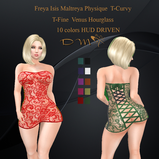 DM Design  Andreea Dress 10 colors HUD 3