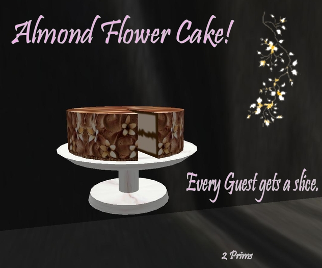 Almond Flower Cake 