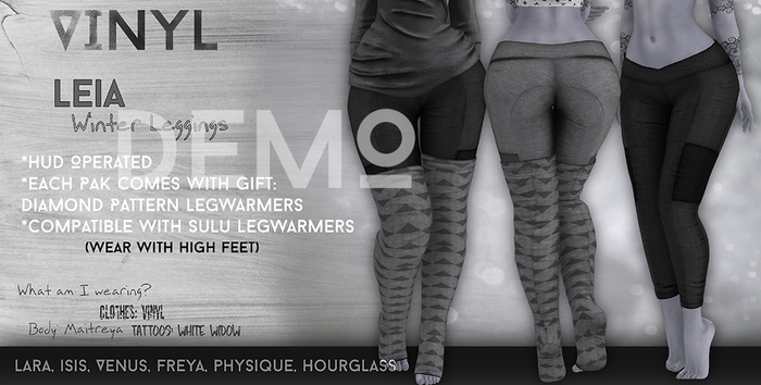Vinyl - Leia Leggings Pak DEMO