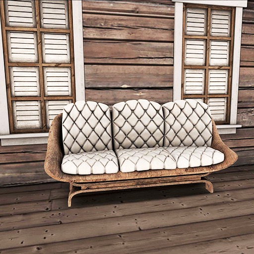 [DA] Ivory Rustic Couch {PG} BOXED