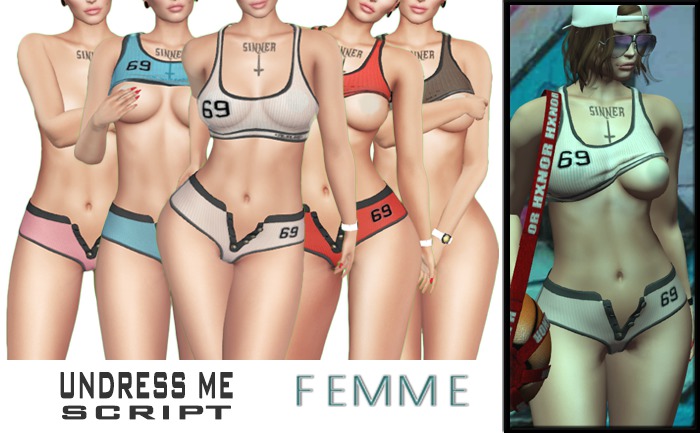[FM] UNDRESS ME - Lingerie 07 WHITE 
