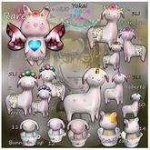 13.Yokai - Cute little family - Bunny in cup (pink)