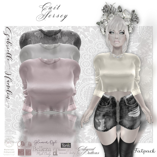 ♥♥.::GH::.♥♥ Demo Cait Jersey Sweater