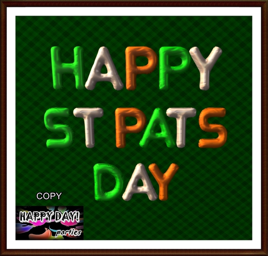 St Patrick - Happy St Pats Day - Color