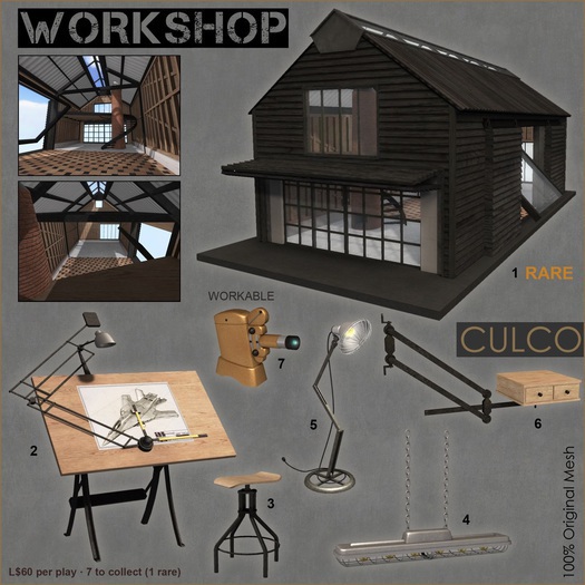 06 -Culco- Workshop -Wall Table 4Li