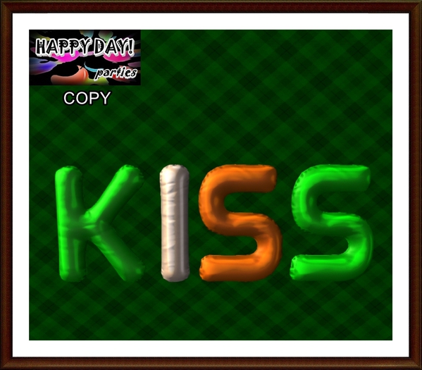 St Patrick - Kiss Collor Balloons