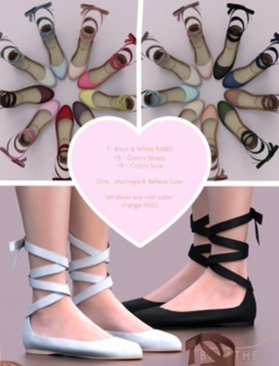 [BREATHE]-Sasha Flats-Black-RARE