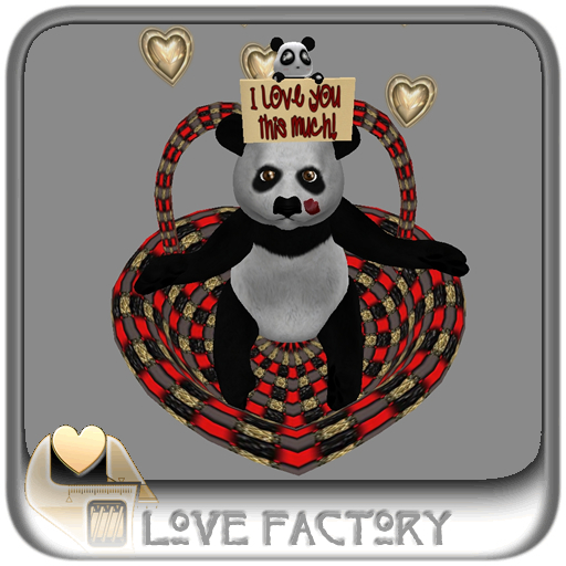 !-[LoveFactory]- love you this much (goth) teddy bears *Box*