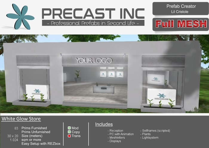 PreCAST Inc. - White Glow Store