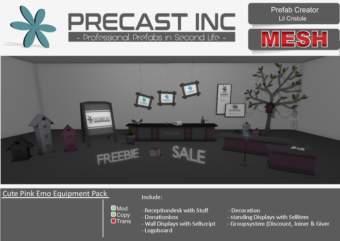 PreCAST Inc. - Cute Pink Emo Equipment
