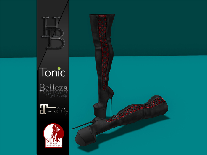 [HB] DOLL HIGH BOOTS