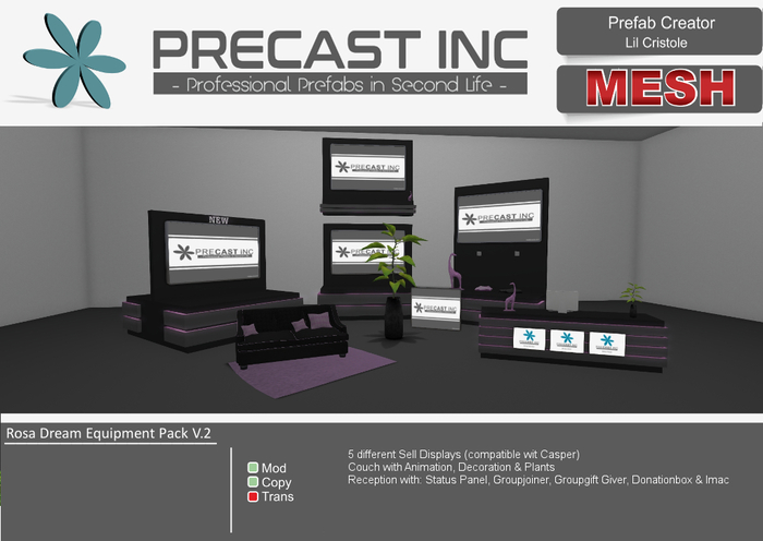PreCAST Inc. - Rosa Dream Equipment
