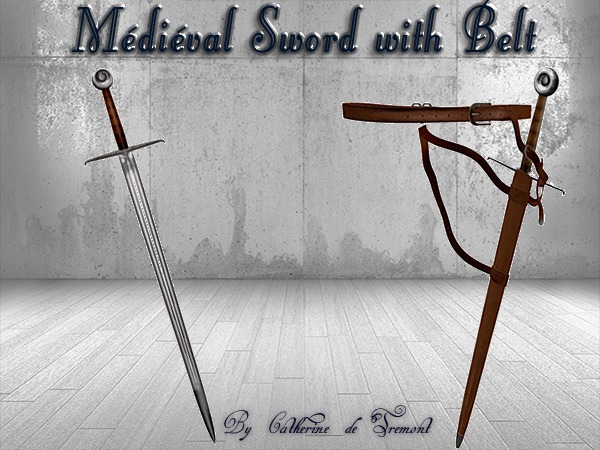 "CdT" Medieval Sword &Belt