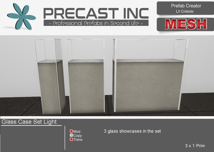 PreCAST Inc. - Glass Case Light