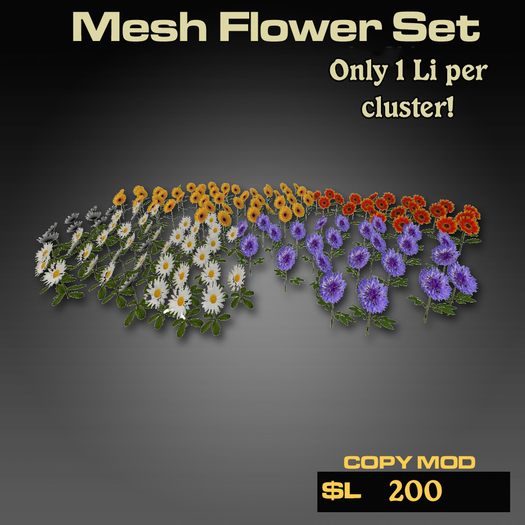 Mesh Flower Set