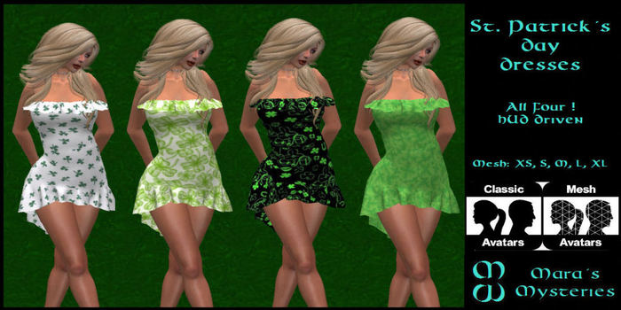 *MM* St. Patrick's Day Ruffle Dress