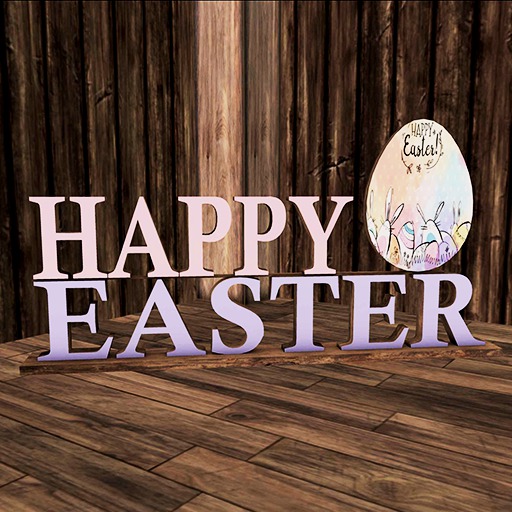 [DA] Easter Sign - Pink & purple 