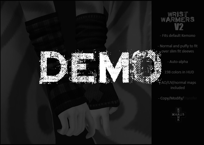 krankhaus - Kemono - Wristwarmers V2 DEMO
