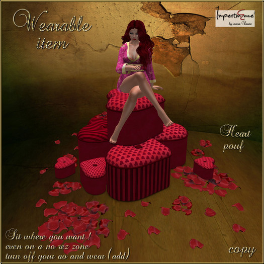 Wearable item - Heart pouf