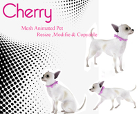 G&T Cherry Mesh Animated Dog