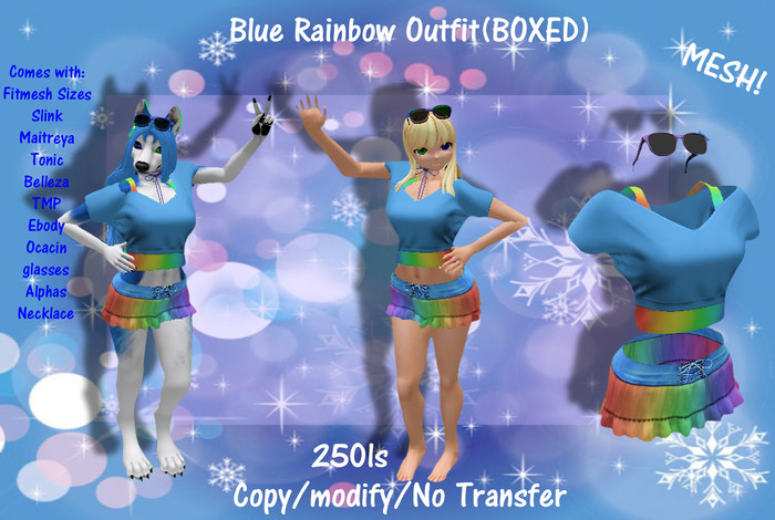 Blue Rainbow Outfit(BOXED)
