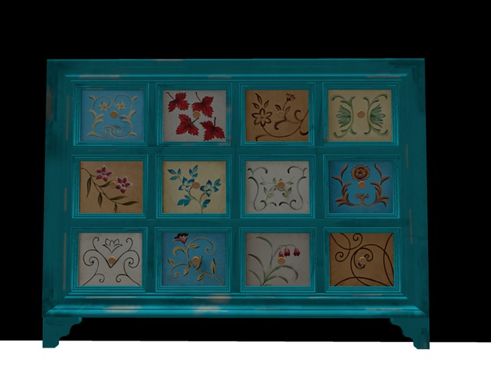 Provencal cabinet.