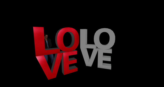 LOVE letters Mesh Full perms