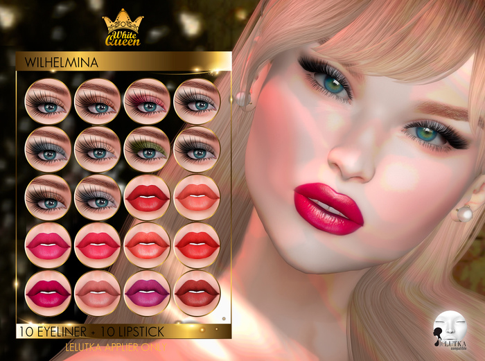 WILHELMINA MAKEUP - LELUTKA - WHITE QUEEN