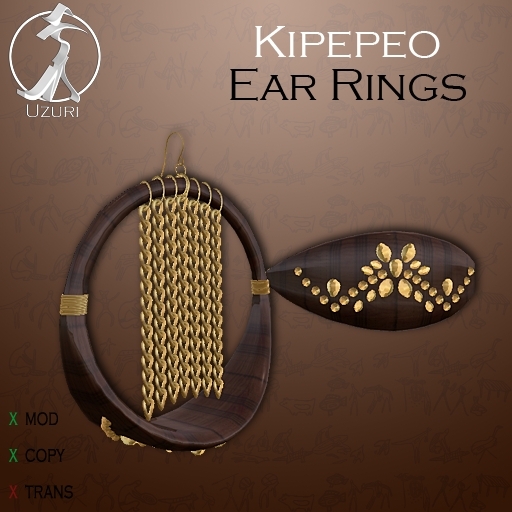 -=UZURI=- Kipepeo Ear Rings