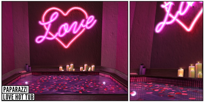 Paparazzi BACKDROP Love Hot Tub (boxed)