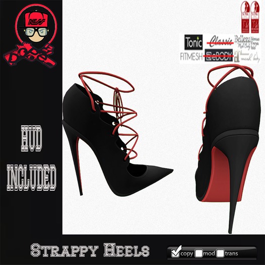 [DOPE] Strappy Heels BAG