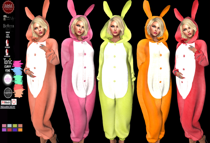 M&M-LADIES RABBIT COSTUME (Demo)-MAR18