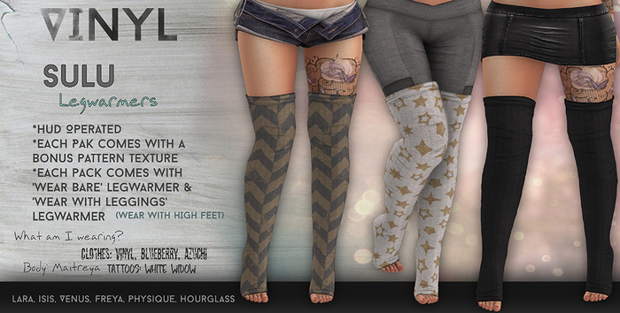 Vinyl - Sulu Legwarmers Pak Fatpak