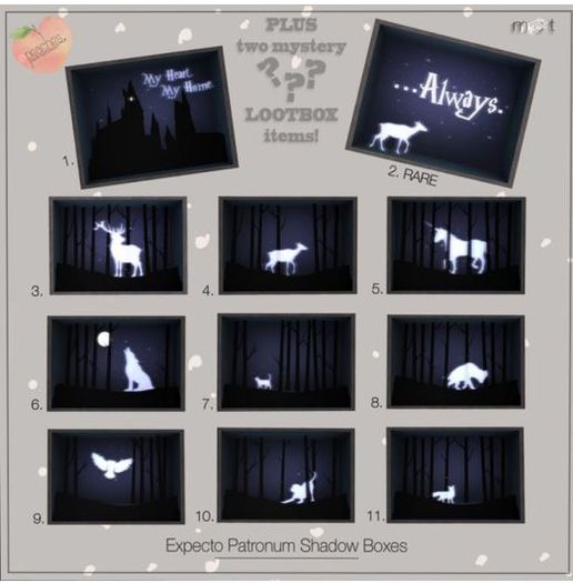 .peaches. Expecto Patronum Shadow Box - Hyena