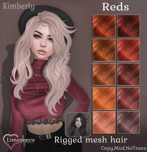 {Limerence} Kimberly hair-Reds