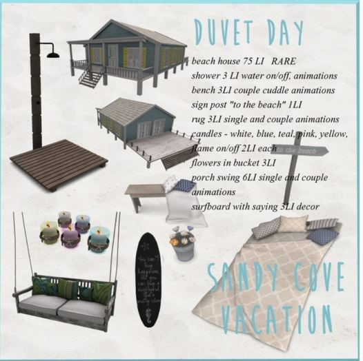 [DD] Sandy Cove Beach Cottage RARE